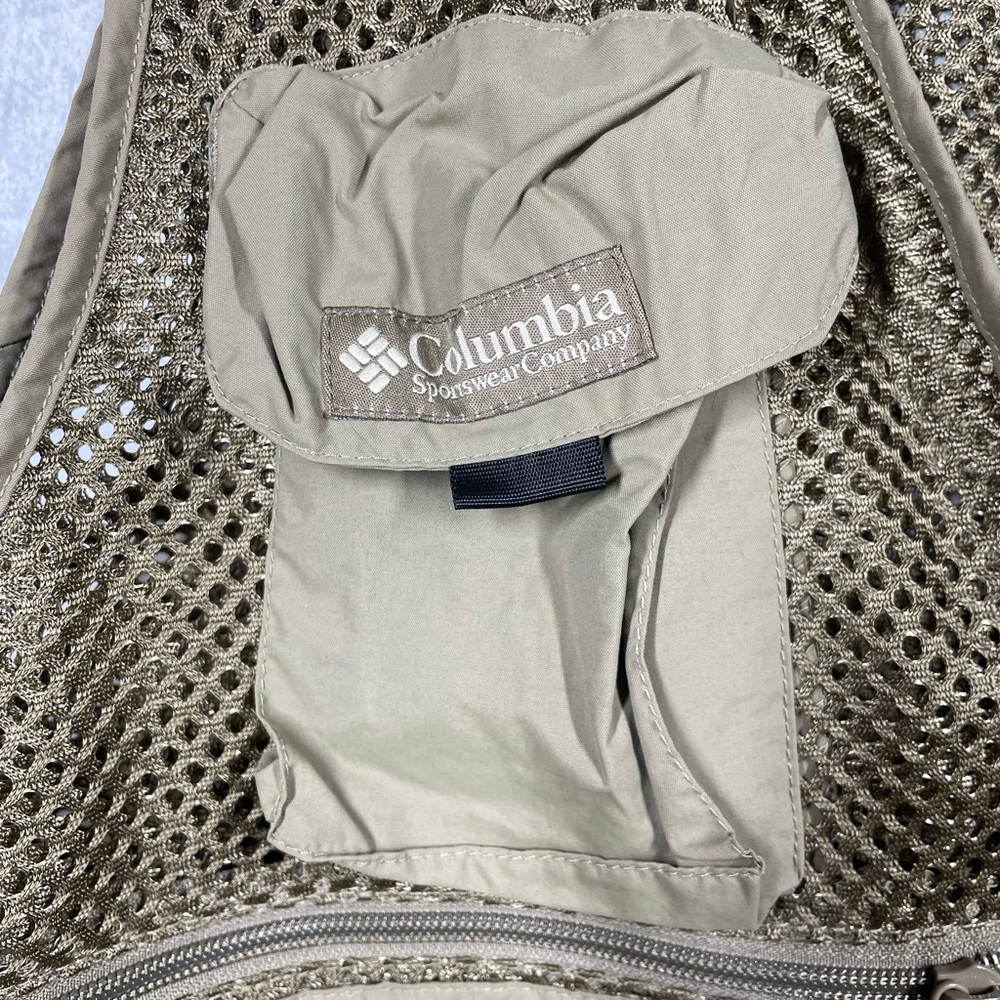 Columbia Mesh Fishing Vest Sz XL - Picture 9 of 9